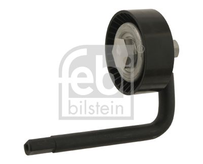 Tensioner Pulley, V-ribbed belt FEBI BILSTEIN 30116