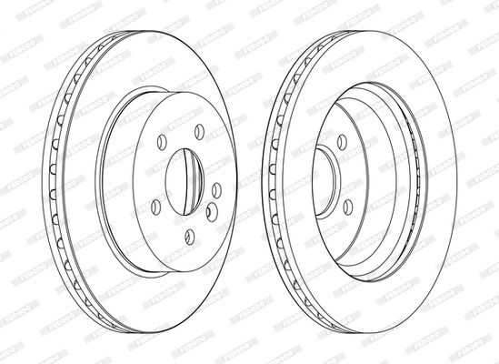 FERODO DDF1036C Brake Disc