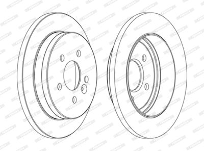 Brake Disc FERODO DDF1037C