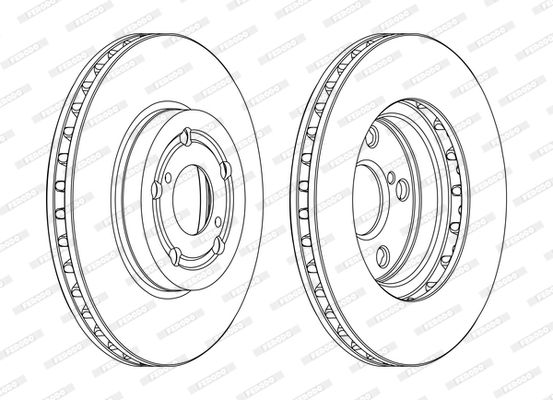 FERODO DDF1064C Brake Disc