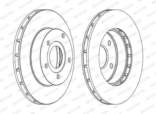 FERODO DDF1169C Brake Disc