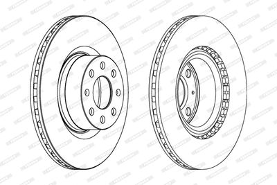 Brake Disc FERODO DDF1298C