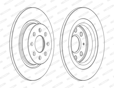 Brake Disc FERODO DDF1299C