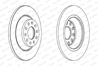 Brake Disc FERODO DDF1307C