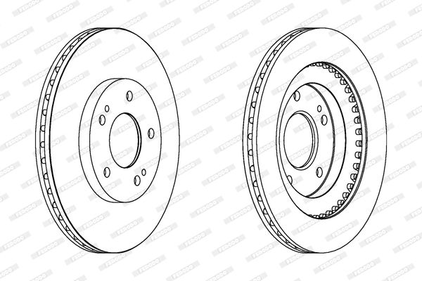 FERODO DDF1399 Brake Disc