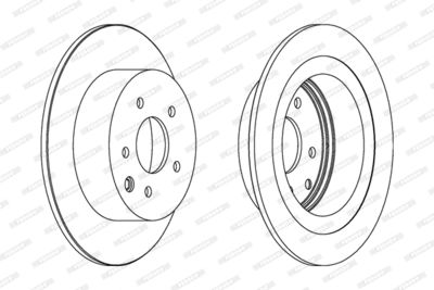 Brake Disc FERODO DDF1590C