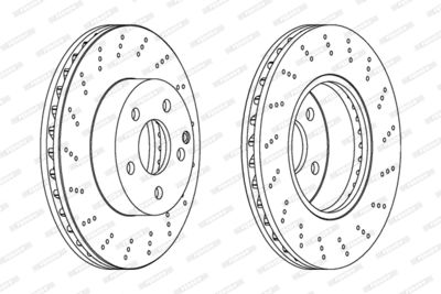 Brake Disc FERODO DDF1693C