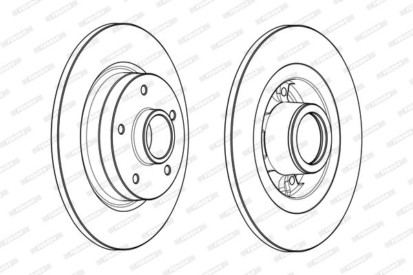 FERODO DDF1731-1 Brake Disc