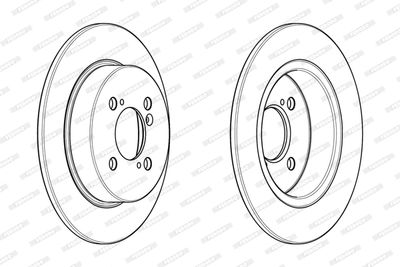 Brake Disc FERODO DDF2071C