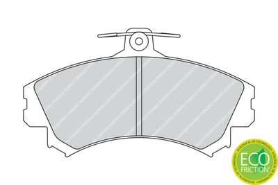 Brake Pad Set, disc brake FERODO FDB1738