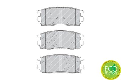 Brake Pad Set, disc brake FERODO FDB1935