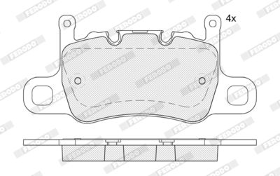 Brake Pad Set, disc brake FERODO FDB5366