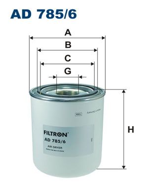 FILTRON AD 785/6 Air Dryer Cartridge, compressed-air system