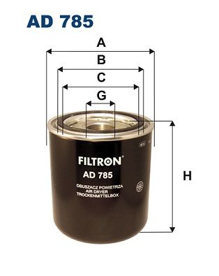 Air Dryer Cartridge, compressed-air system FILTRON AD 785