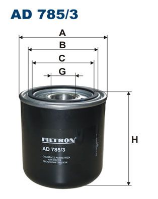 Air Dryer Cartridge, compressed-air system FILTRON AD 785/3