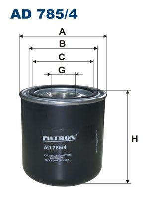 Air Dryer Cartridge, compressed-air system FILTRON AD 785/4