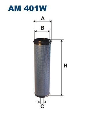 FILTRON AM 401W Secondary Air Filter