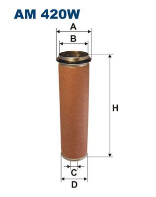 Secondary Air Filter FILTRON AM 420W