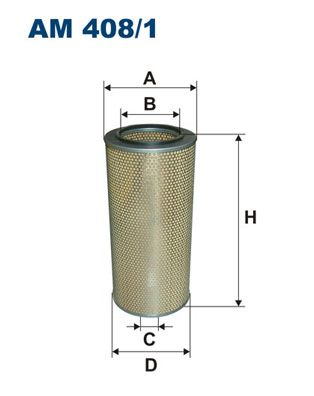 Air Filter FILTRON AM 408/1