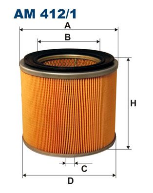 Air Filter FILTRON AM 412/1