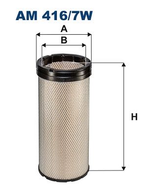 Secondary Air Filter FILTRON AM 416/7W