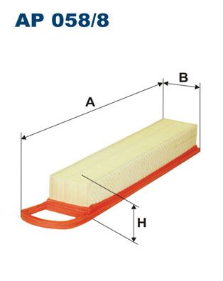 Air Filter FILTRON AP 058/8