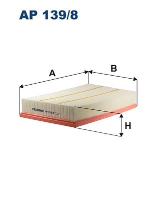 Air Filter FILTRON AP 139/8