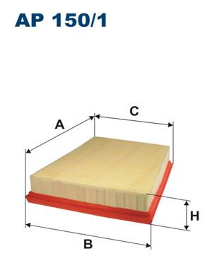 Air Filter FILTRON AP 150/1