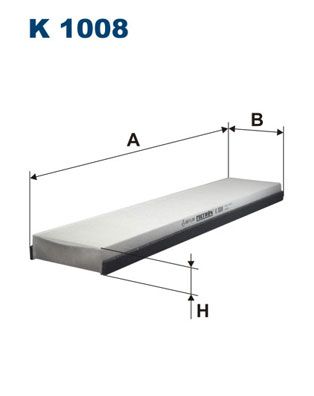 FILTRON K 1008 Filter, cabin air