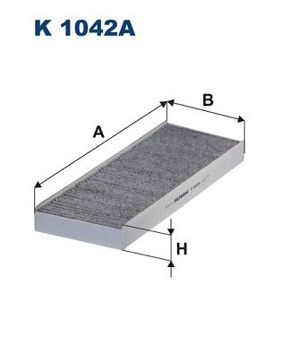 Filter, cabin air FILTRON K 1042A