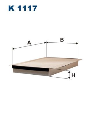 Filter, cabin air FILTRON K 1117