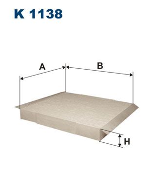 Filter, cabin air FILTRON K 1138