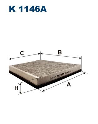 FILTRON K 1146A Filter, cabin air