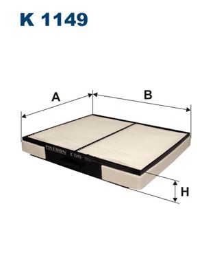 Filter, cabin air FILTRON K 1149