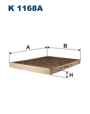 Filter, cabin air FILTRON K 1168A