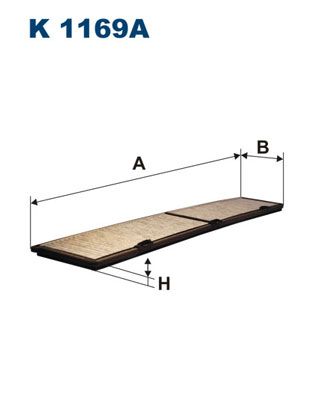 FILTRON K 1169A Filter, cabin air