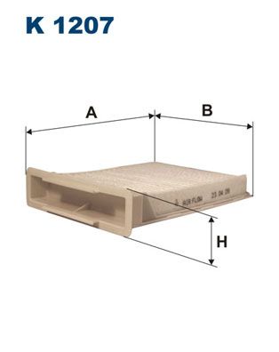 Filter, cabin air FILTRON K 1207