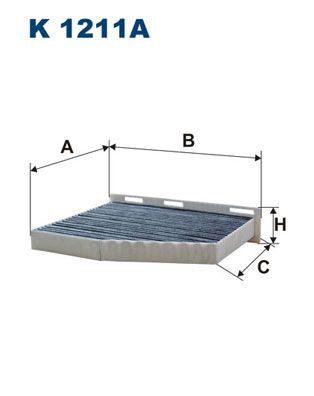 FILTRON K 1211A Filter, cabin air