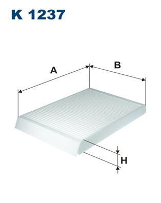 Filter, cabin air FILTRON K 1237