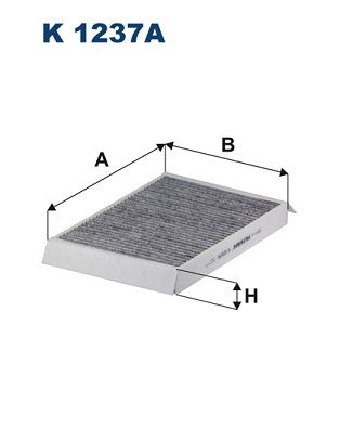 Filter, cabin air FILTRON K 1237A