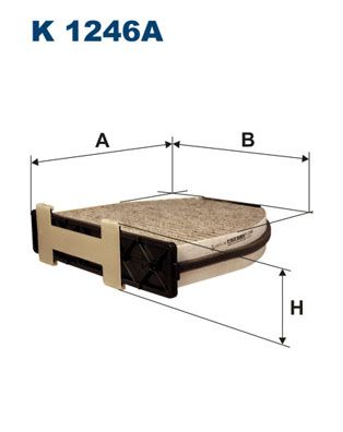 Filter, cabin air FILTRON K 1246A