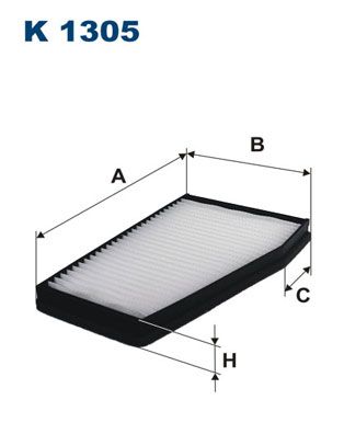 Filter, cabin air FILTRON K 1305