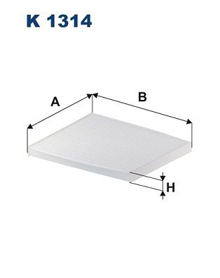 Filter, cabin air FILTRON K 1314