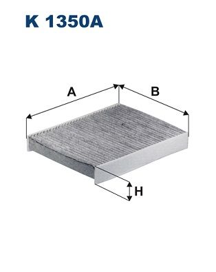 Filter, cabin air FILTRON K 1350A