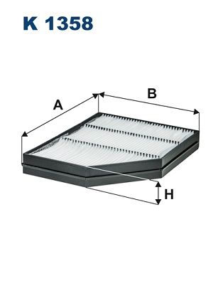 Filter, cabin air FILTRON K 1358