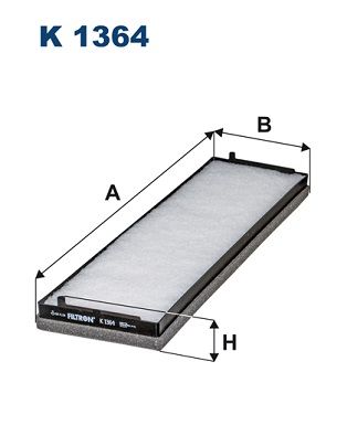 Filter, cabin air FILTRON K 1364