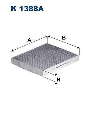 Filter, cabin air FILTRON K 1388A