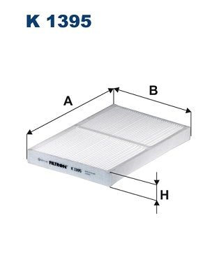 Filter, cabin air FILTRON K 1395