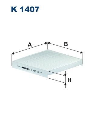 Filter, cabin air FILTRON K 1407