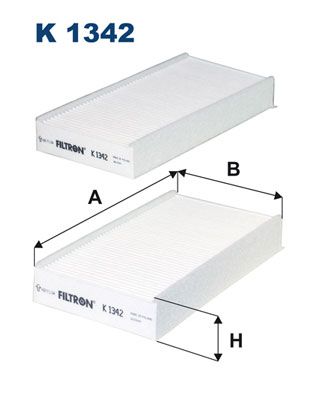 Filter, cabin air FILTRON K 1342-2x